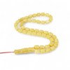 Pressed amber tasbih beads for remembering Allah (dhikr)-Islamic Prayer rosary-Amber rosaries