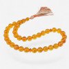 Dhikr tasbih for mindful Islamic practice - Pressed amber-Islamic Prayer rosary-Amber rosaries