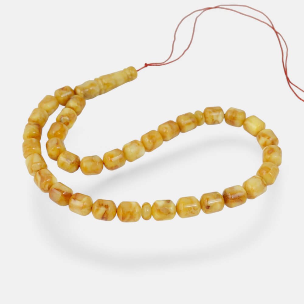 Modified 33 Amber Rosary - Special Keepsake Gift-Islamic Prayer rosary-Amber rosaries