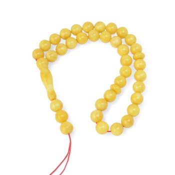 Amber misbaha beads for Hajj or Umrah gift-Islamic Prayer rosary-Amber rosaries