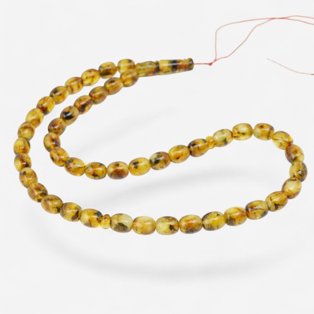 Modified Amber Rosary for Spiritual Practice-Islamic Prayer rosary-Amber rosaries