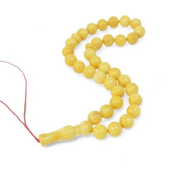 Pressed Amber Rosary – Eid al-Fitr Special Edition-Islamic Prayer rosary-Amber rosaries