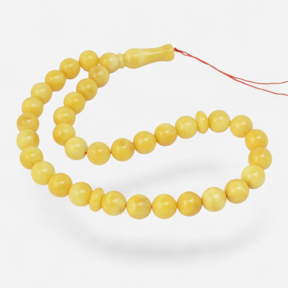 Pressed Amber Rosary – Eid al-Fitr Special Edition-Islamic Prayer rosary-Amber rosaries