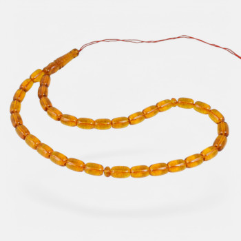 Amber Rosary Tesbih: Islamic prayer beads for Meditation-Islamic Prayer rosary-Amber rosaries