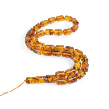 Mawlid al-Nabi gift idea - Pressed amber rosary-Islamic Prayer rosary-Amber rosaries