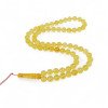 Ashura remembrance gift idea - pressed amber rosary-Islamic Prayer rosary-Amber rosaries