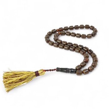 Pressed amber rosary Mid-Sha’ban gift idea-Islamic Prayer rosary-Amber rosaries