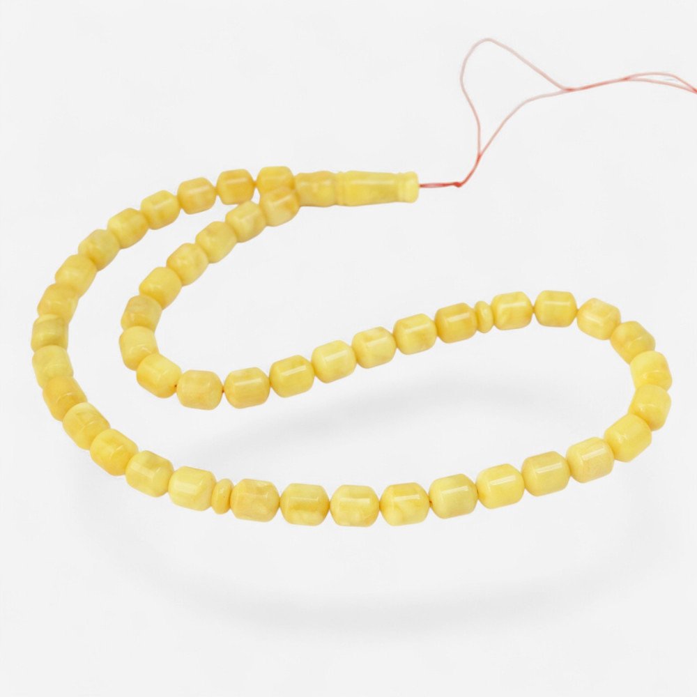 Amber Rosary with Ottoman Style Beads-Islamic Prayer rosary-Amber rosaries