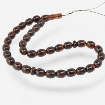 Eid Elegance – Pressed Amber Rosary-Islamic Prayer rosary-Amber rosaries