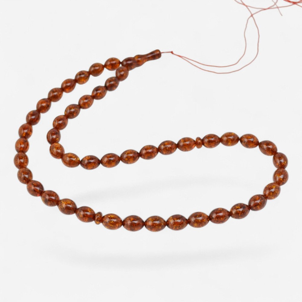 Dhikr Moments – Pressed Amber Rosary-Islamic Prayer rosary-Amber rosaries