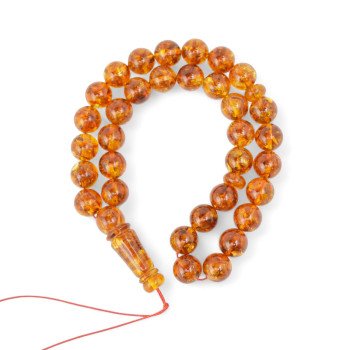 Divine Journey – Pressed Amber Rosary-Islamic Prayer rosary-Amber rosaries