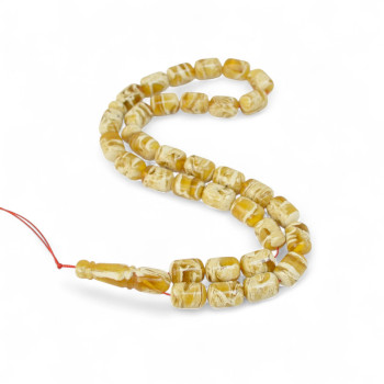 Divine Calm – Pressed Amber Rosary-Islamic Prayer rosary-Amber rosaries