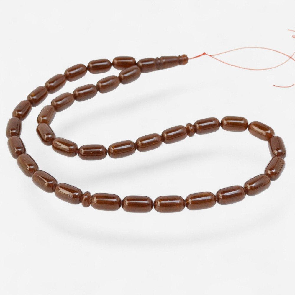 Pressed amber rosary - Halal love gift idea-Islamic Prayer rosary-Amber rosaries