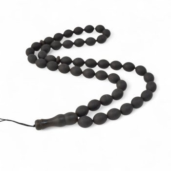 45 prayer beads rosary with pressed amber-Islamic Prayer rosary-Amber rosaries
