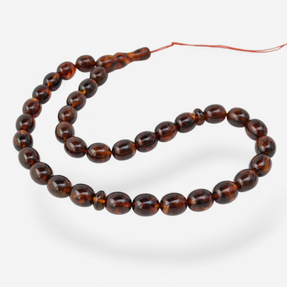 Turkish Artisan Modified Amber Rosary-Islamic Prayer rosary-Amber rosaries