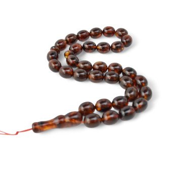 Turkish Artisan Modified Amber Rosary-Islamic Prayer rosary-Amber rosaries