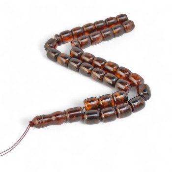 Pressed Amber Rosary with Sunnah Details-Islamic Prayer rosary-Amber rosaries
