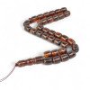 Pressed Amber Rosary with Sunnah Details-Islamic Prayer rosary-Amber rosaries