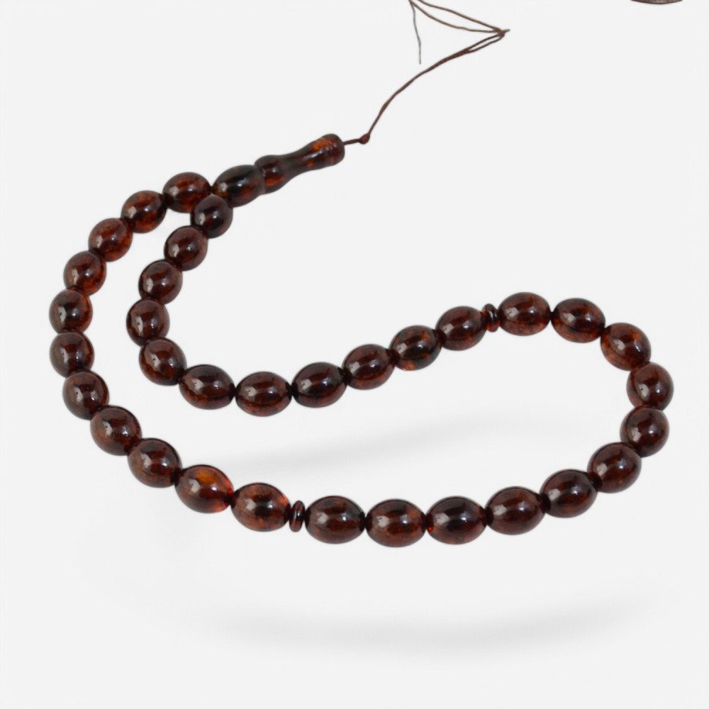 Tasbih of Light – Pressed Amber Rosary-Islamic Prayer rosary-Amber rosaries