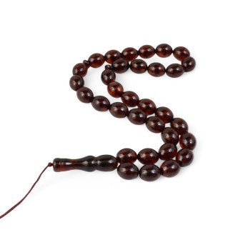 Tasbih of Light – Pressed Amber Rosary-Islamic Prayer rosary-Amber rosaries