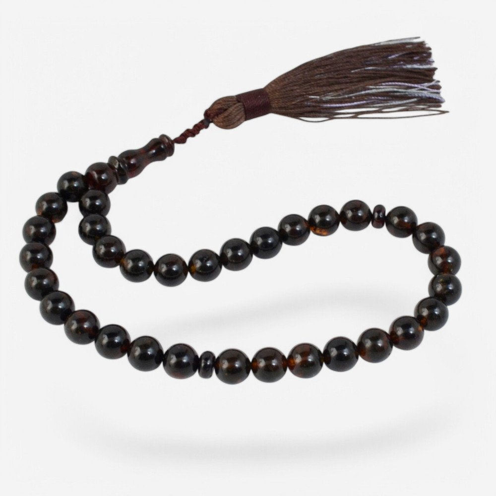 Islamic misbaha – Modified Amber Rosary-Islamic Prayer rosary-Amber rosaries