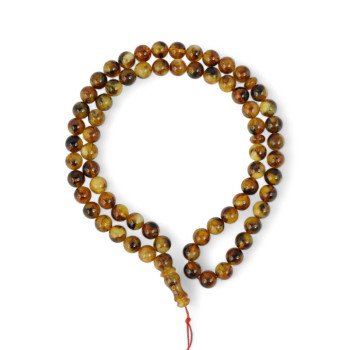 Pressed Amber Beads – For Muslim Dhikr-Islamic Prayer rosary-Amber rosaries