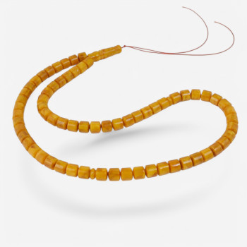 66 Amber Prayer Beads – Rosary Pressed Beads-Islamic Prayer rosary-Amber rosaries
