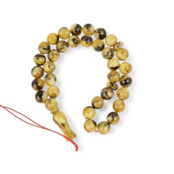 Pressed Amber Tasbeeh – For Deep Meditation-Islamic Prayer rosary-Amber rosaries