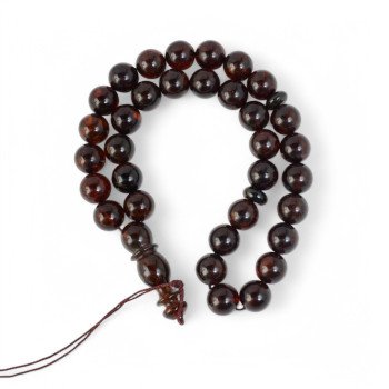 Islamic Meditation Beads – Pressed Amber Look-Islamic Prayer rosary-Amber rosaries