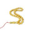 Natural Pressed Amber Misbaha – Baltic Craft-Islamic Prayer rosary-Amber rosaries
