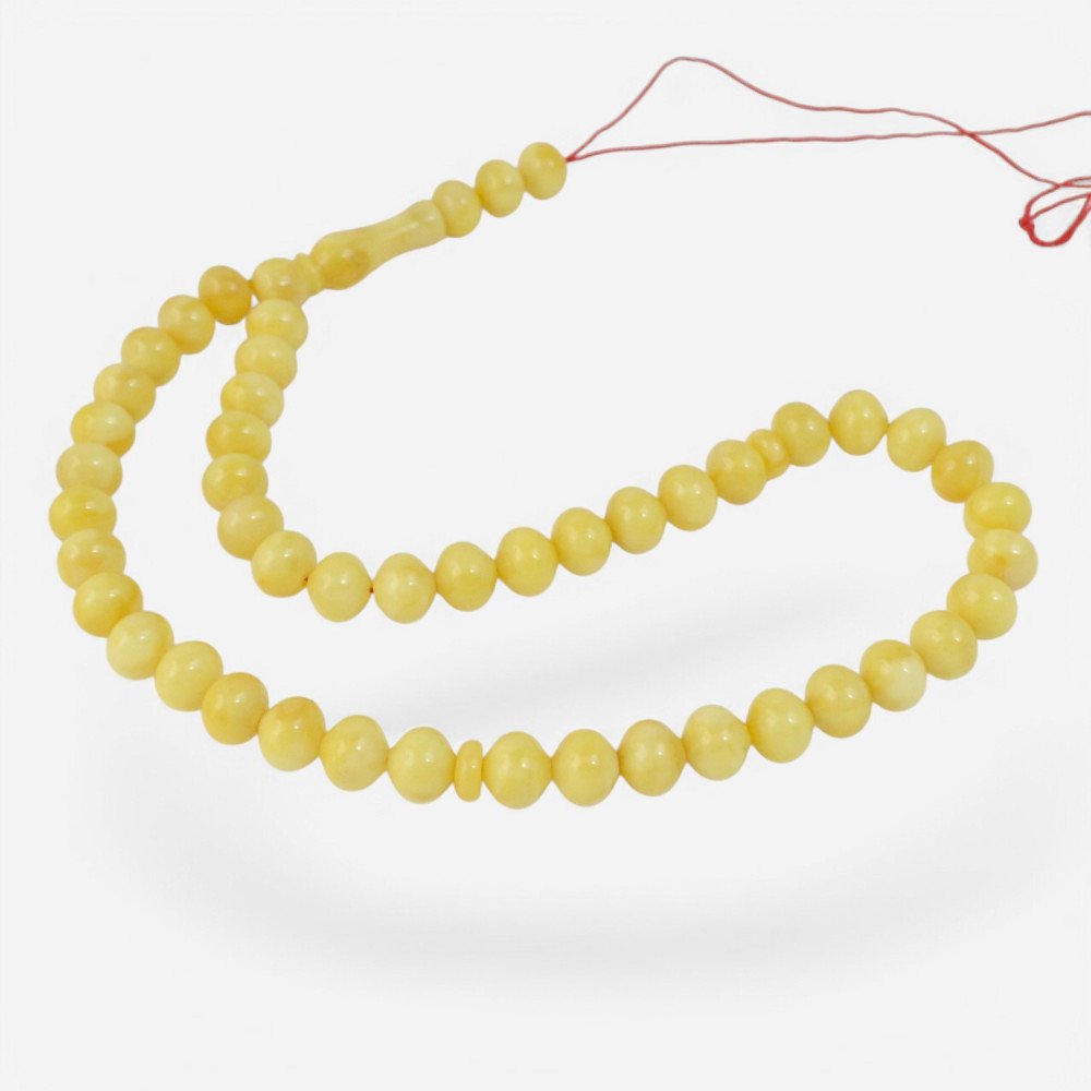 Pressed Amber Sibha – Prayer Companion-Islamic Prayer rosary-Amber rosaries