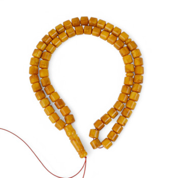 66 Amber Prayer Beads – Rosary Pressed Beads-Islamic Prayer rosary-Amber rosaries