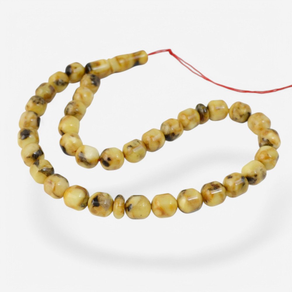 Tasbih for Men – Baltic Pressed Amber rosary-Islamic Prayer rosary-Amber rosaries