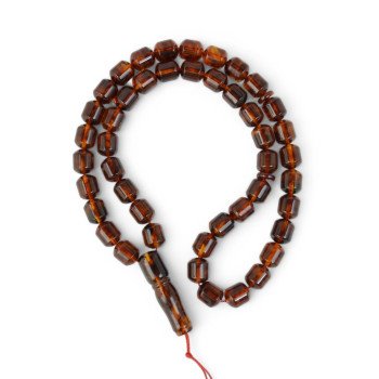 Elegant Gift Tasbih – Pressed Amber Classic-Islamic Prayer rosary-Amber rosaries