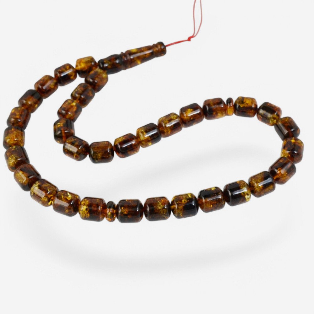 Muslim Prayer Beads – Baltic Pressed Amber-Islamic Prayer rosary-Amber rosaries