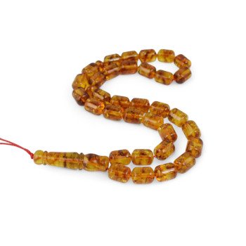Traditional Turkish amber tasbih rosary-Islamic Prayer rosary-Amber rosaries