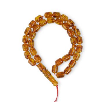 Traditional Turkish amber tasbih rosary-Islamic Prayer rosary-Amber rosaries