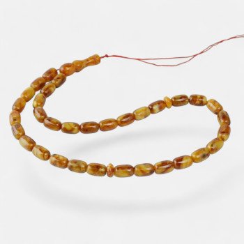 Original pressed amber dhikr beads rosary-Islamic Prayer rosary-Amber rosaries
