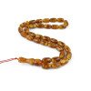 Original pressed amber dhikr beads rosary-Islamic Prayer rosary-Amber rosaries