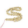 Polished resin prayer beads tasbih with pressed amber-Islamic Prayer rosary-Amber rosaries