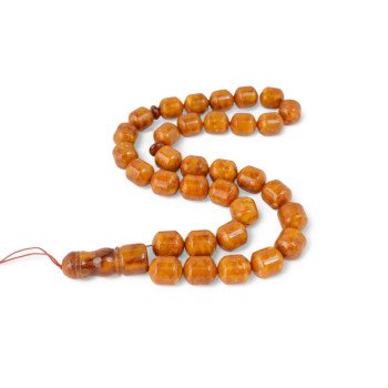 Pressed prayer beads for Eid gift-Islamic Prayer rosary-Amber rosaries