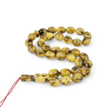 Elegant religious gift – pressed amber rosary beads-Islamic Prayer rosary-Amber rosaries