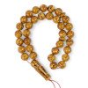 Pressed amber rosary - Resin Islamic beads in amber style-Islamic Prayer rosary-Amber rosaries