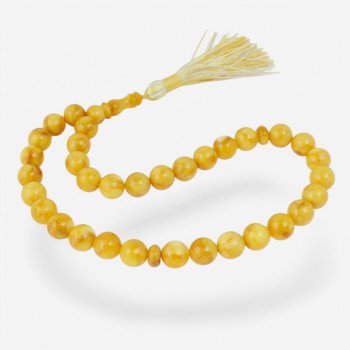 Pressed Resin amber tasbeeh for daily use-Islamic Prayer rosary-Amber rosaries