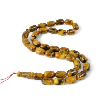 Pressed Amber Misbaha Tesbih - Islam religion-Islamic Prayer rosary-Amber rosaries