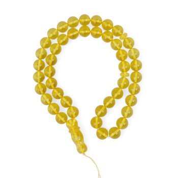 Amber misbaha beads - Rosary with amber-Islamic Prayer rosary-Amber rosaries