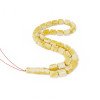 Pressed amber rosary - May This Prayer Be Your Light-Islamic Prayer rosary-Amber rosaries