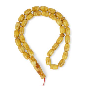 Pressed amber rosary Tasbih for sale-Islamic Prayer rosary-Amber rosaries
