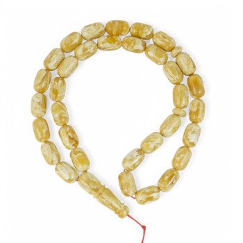Pressed amber rosary - Tasbih online-Islamic Prayer rosary-Amber rosaries