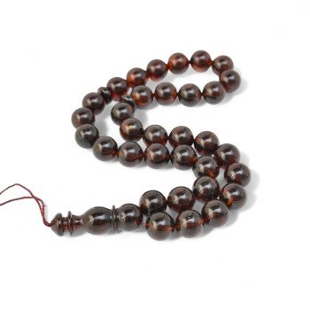 Islamic beliefs - Pressed amber rosary-Islamic Prayer rosary-Amber rosaries